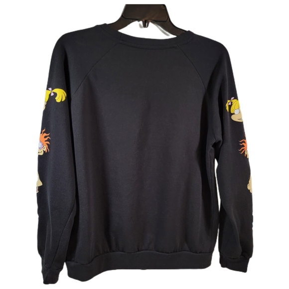 Nickelodeon Long Sleeve Shirt Black Large  11-13 or Women's Medium - Picture 2 of 6